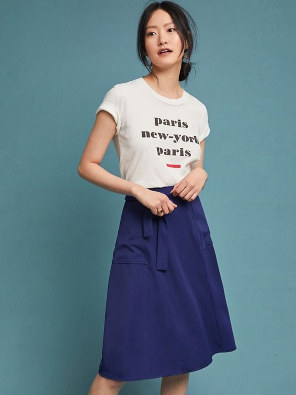 NWT Anthropologie Belted Utility Skirt by ISLA MAUDE